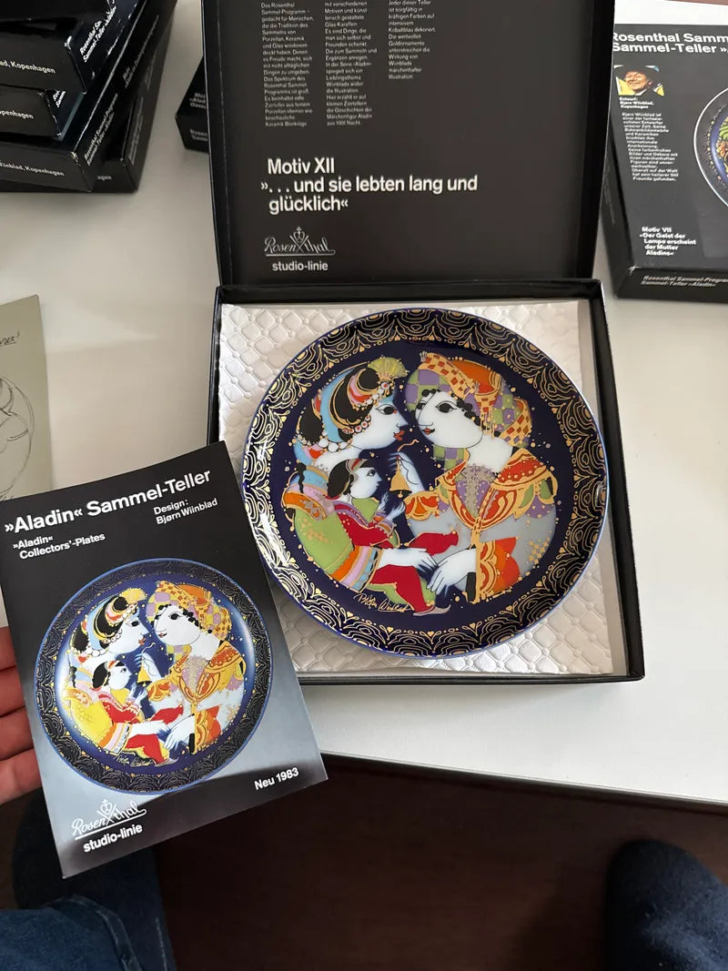 Rosenthal Studio-Line Collector Plate “Aladdin – Magic Lamp II” Porcelain, VG