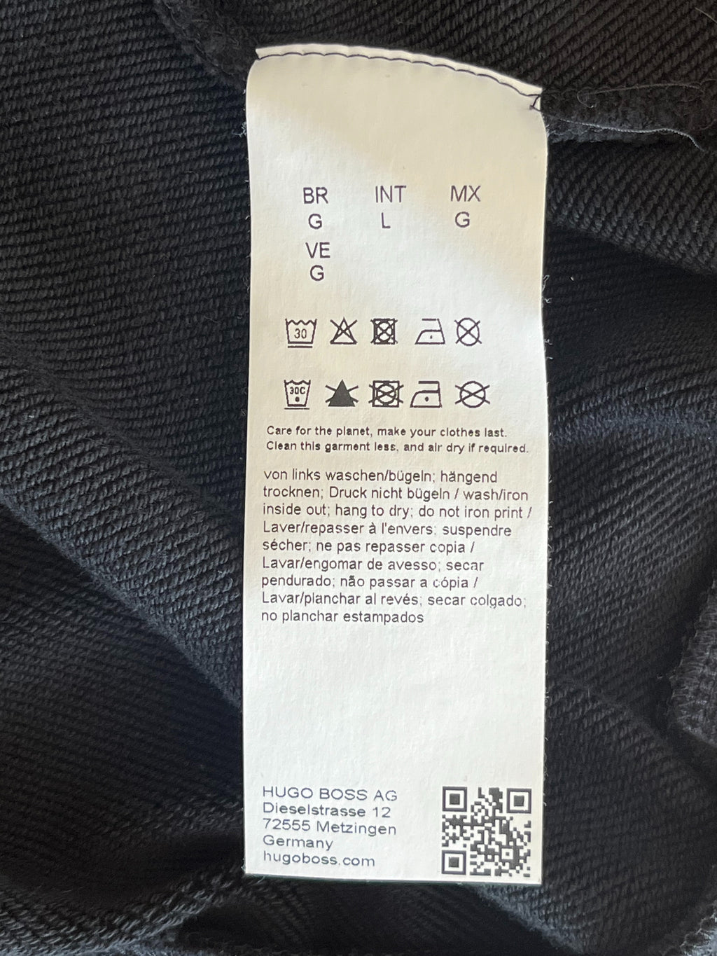 BOSS Logo Sweatshirt | Größe L | Schwarz | Orange Label | Guter Zustand