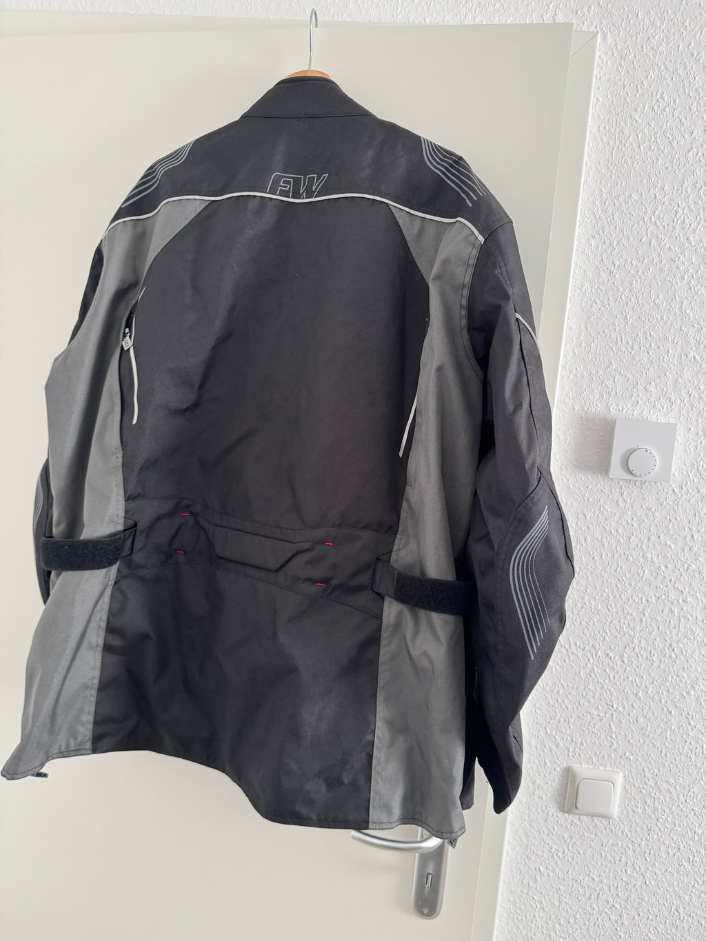 Fastway Adventure Motorradjacke 64 (3XL) | Schwarz/Grau | Exzellent