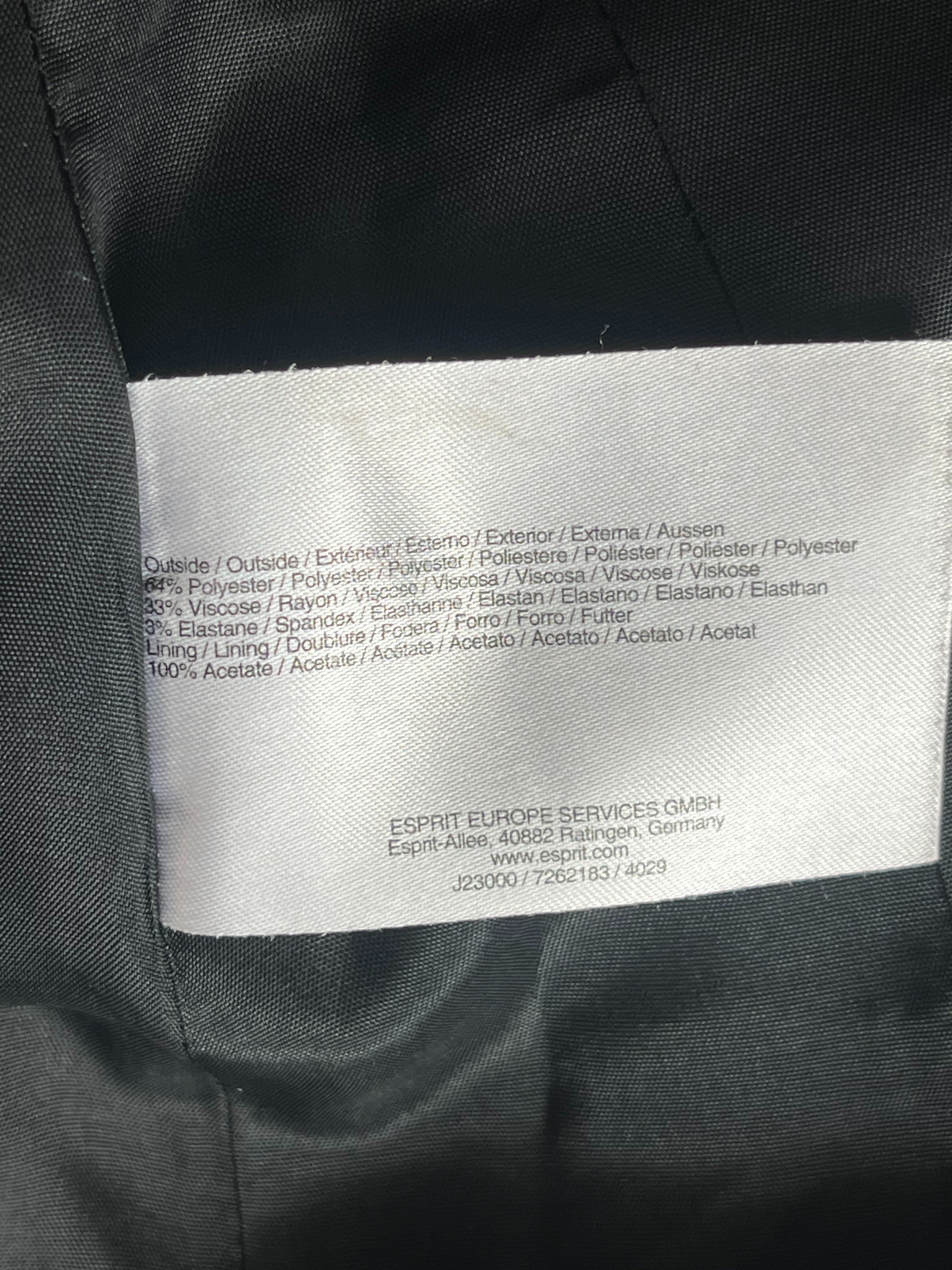 Esprit Collection Damen Blazer – Grau, Gr. 36, guter Zustand