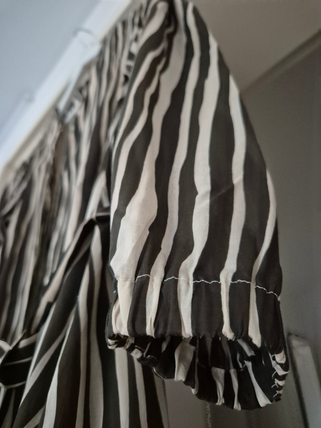 S MaxMara Zebra Print Shirt Dress, Brown/Beige, Size M, Good, with Belt