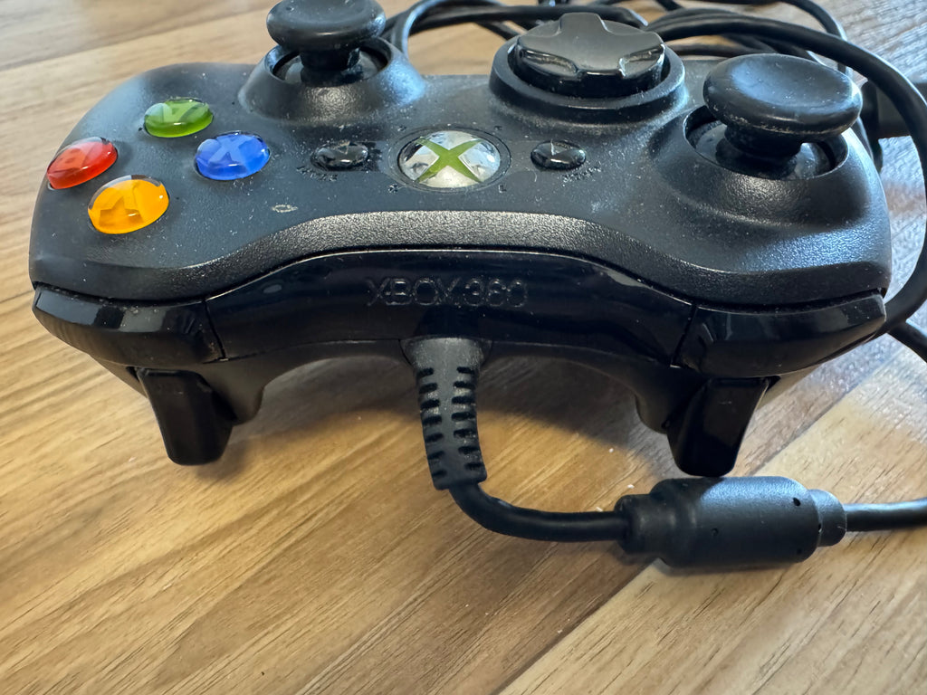 Microsoft Xbox Original Wired Controller – Schwarz, USB, Modell 1409, Gut
