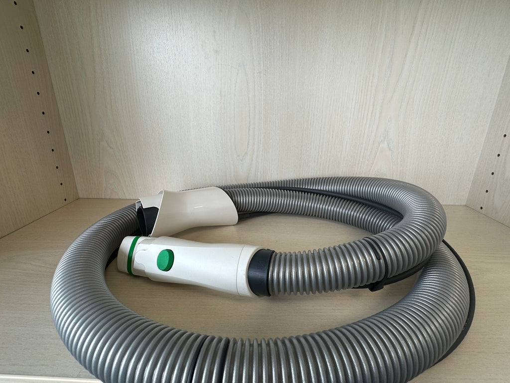 Vorwerk ESS150 Saugschlauch für VK150, 1,5m, Weiß/Grau, guter Zustand