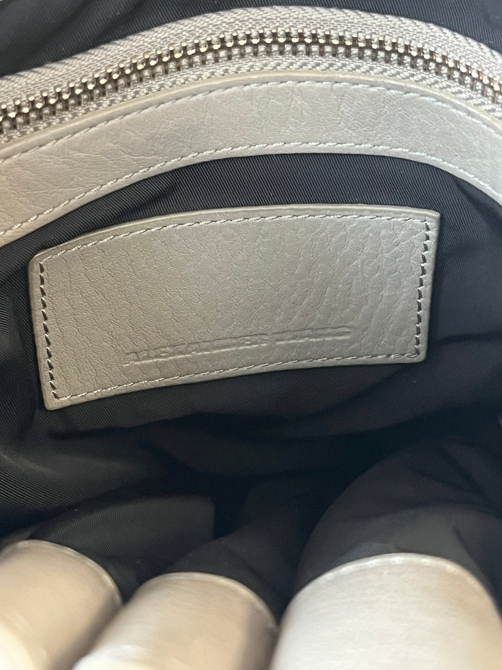 Alexander Wang Diego Bucket Bag Grau „Cement“ | Silber | Sehr guter Zustand | Dustbag