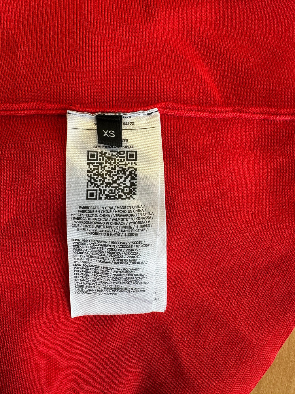 Marciano Los Angeles High-Neck Kleid XS Rot, Gebraucht