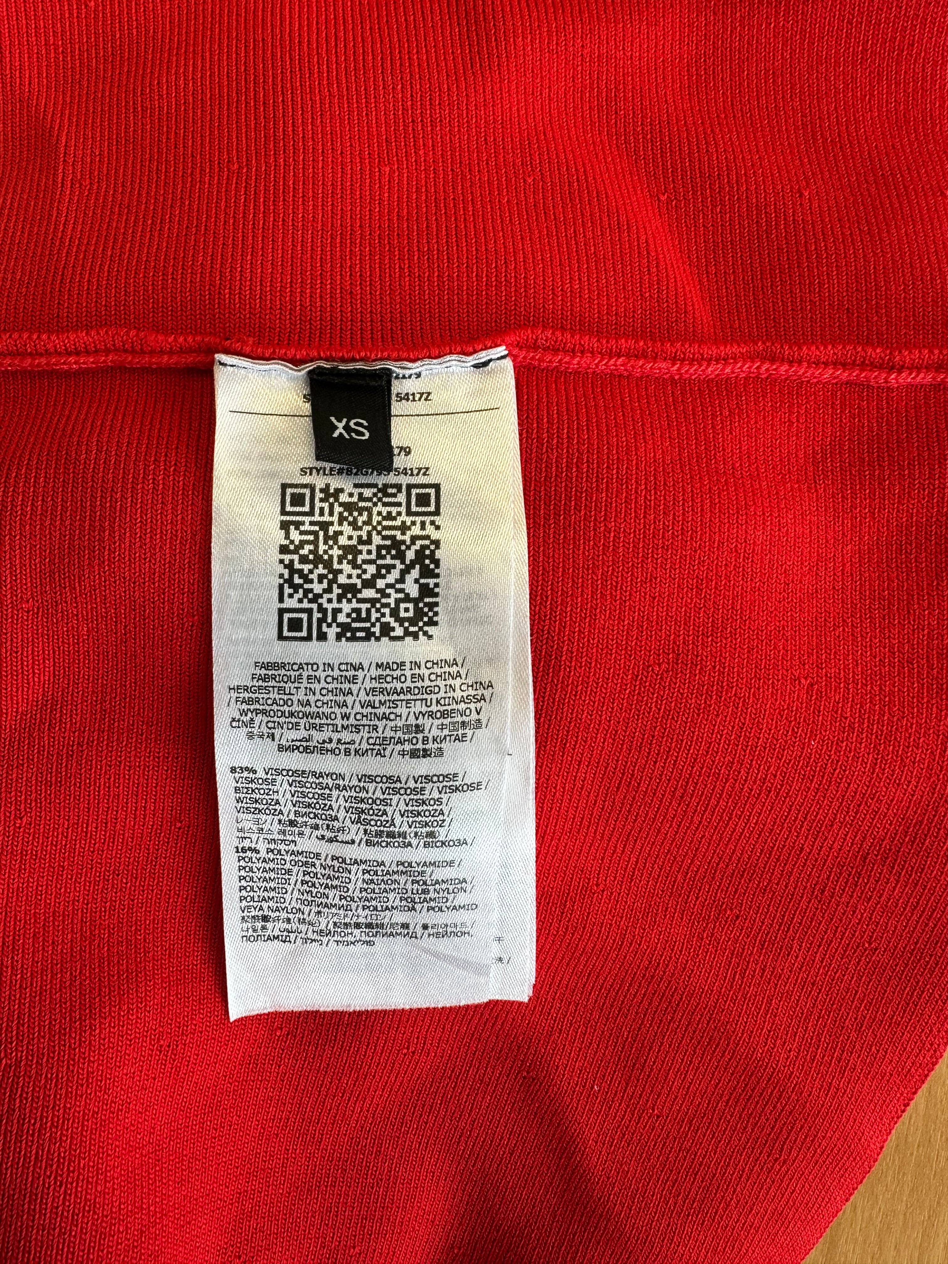 Marciano Los Angeles High-Neck Kleid XS Rot, Gebraucht