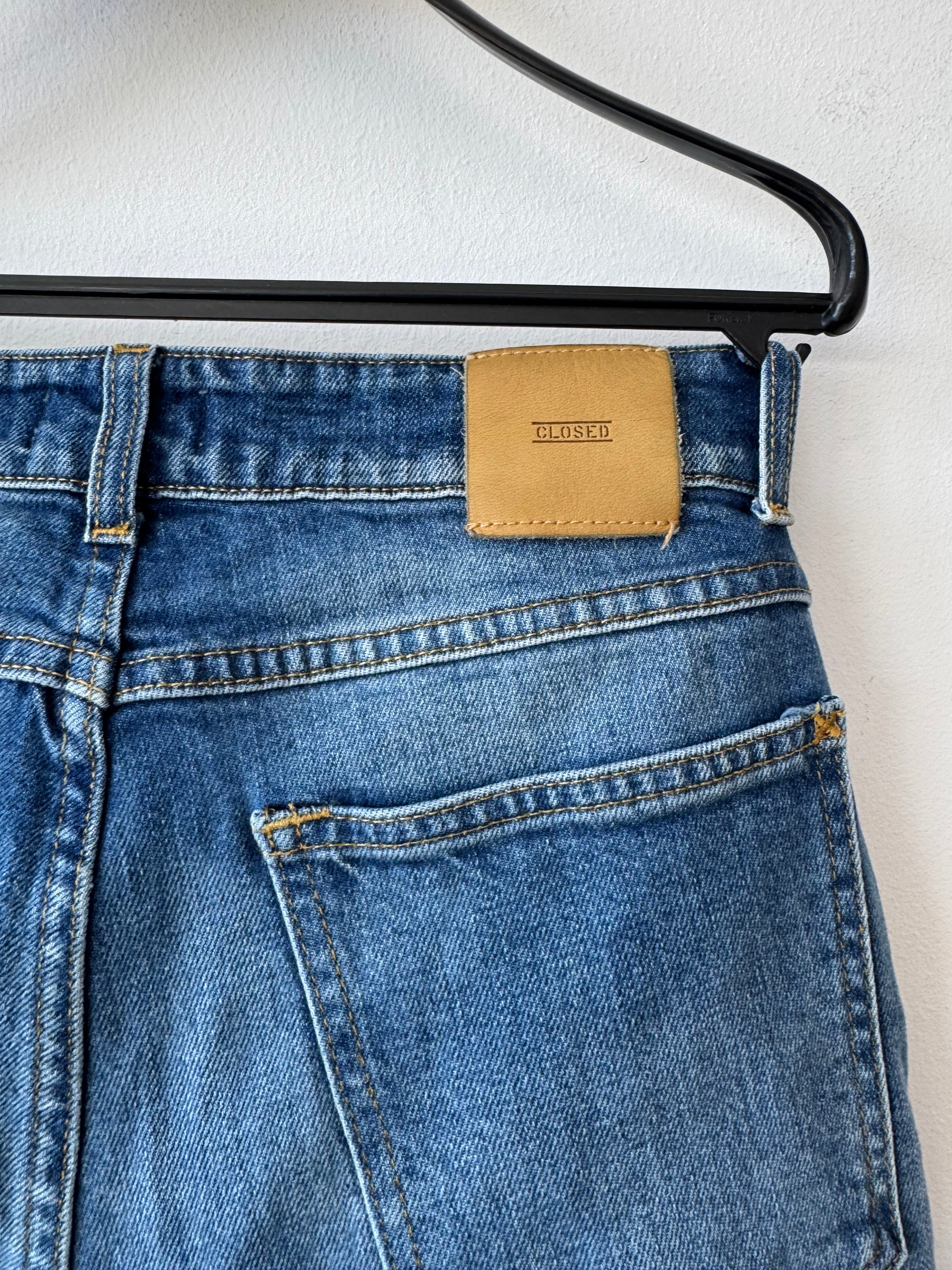 CLOSED Unity Slim Jeans W30 – blau, Stretch-Denim, Made in Italy, guter Zustand