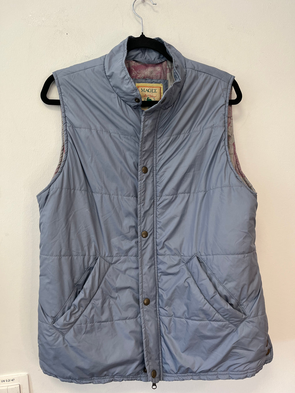Magee Quilted Weste, Blau, Gr. M, guter Zustand