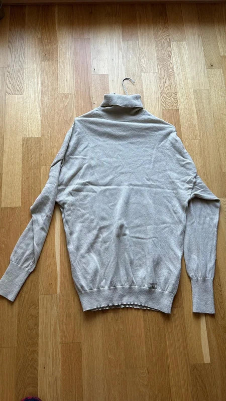 Elisabetta Franchi Kaschmir Rollkragenpullover – XL – Beige – Guter Zustand