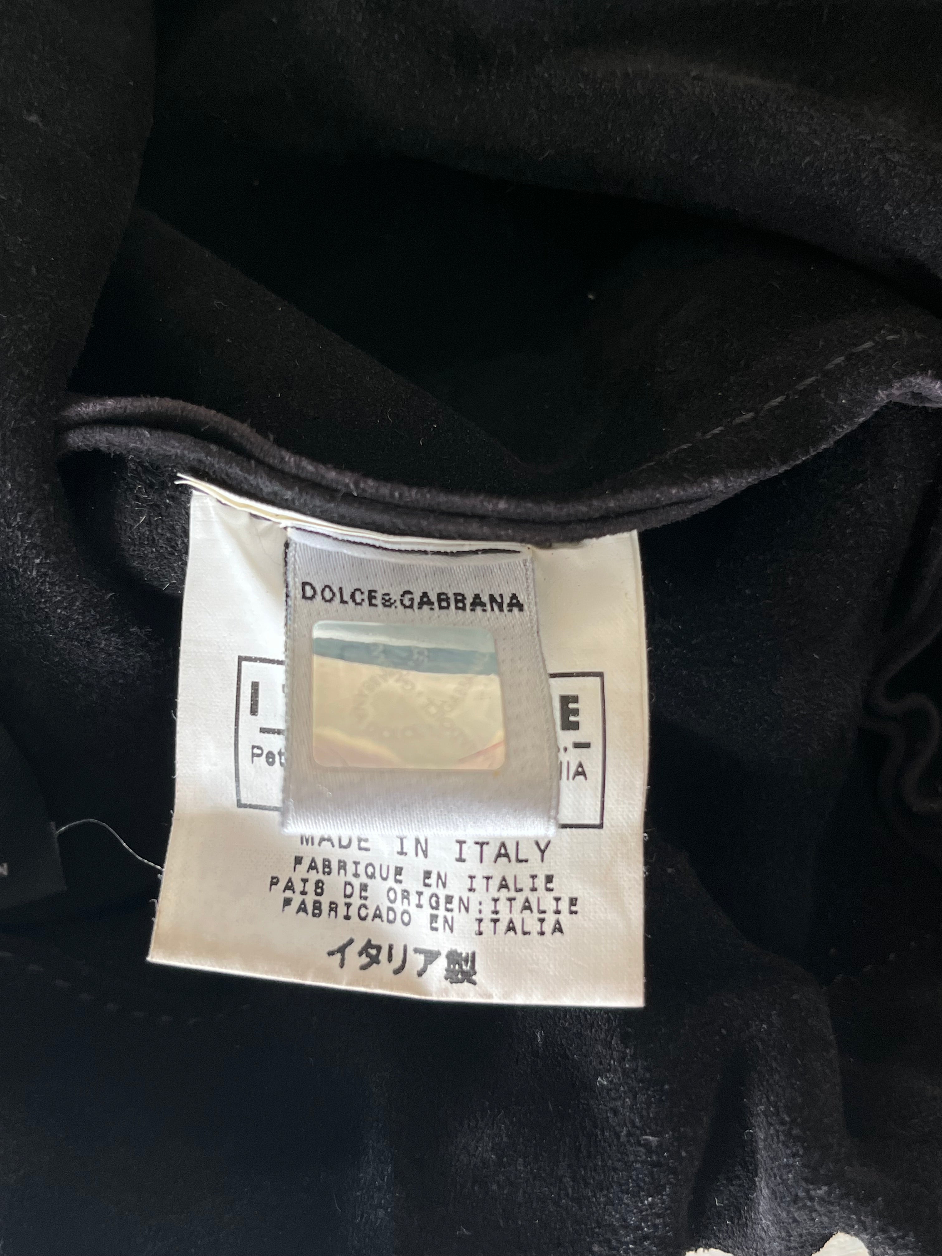 Original D&G „Bondage“ Wildleder Handtasche, 26x22cm, guter Zustand
