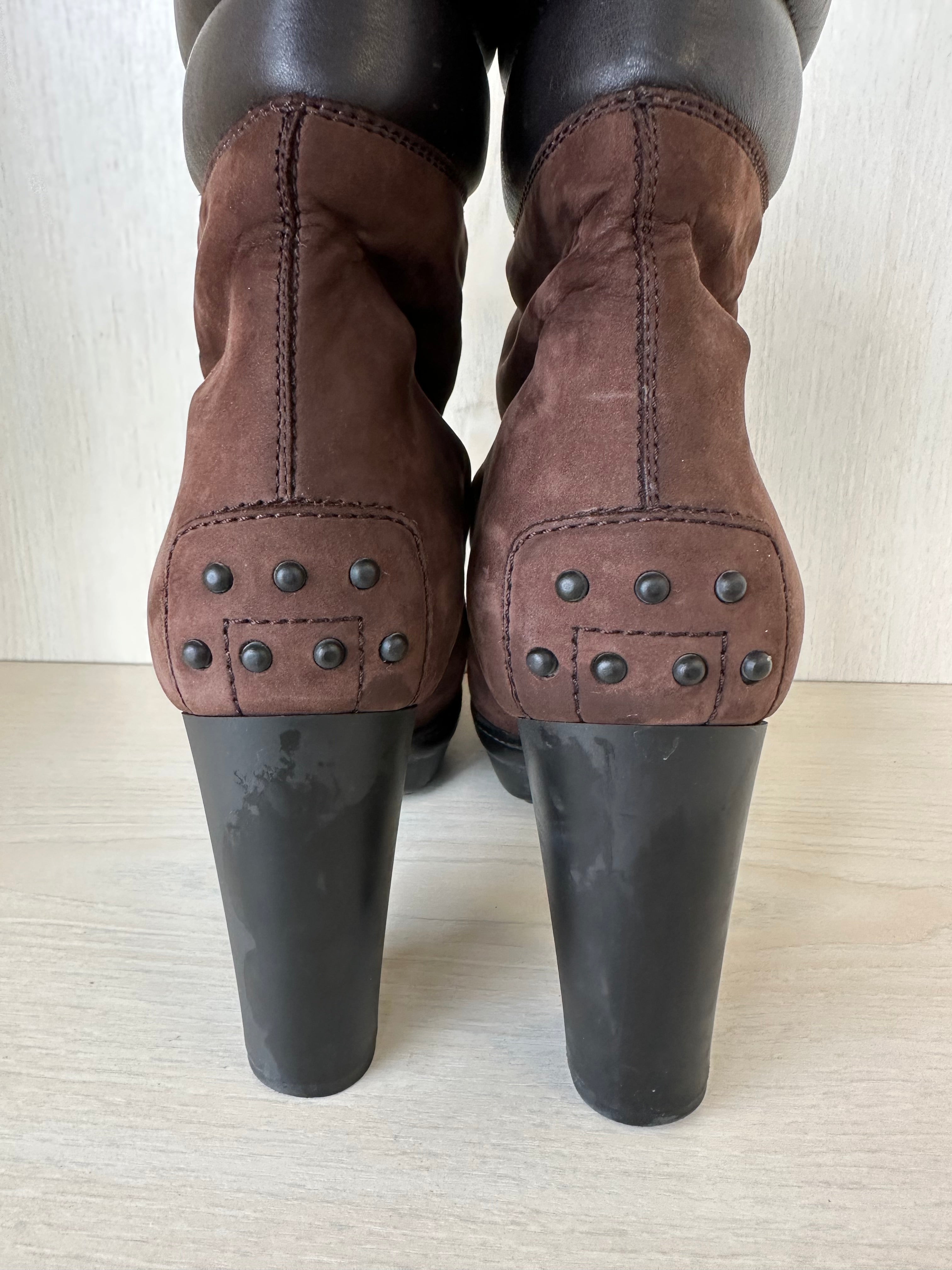 Tod’s Schnürstiefeletten – Wildleder, Braun, Größe 38, Gebraucht