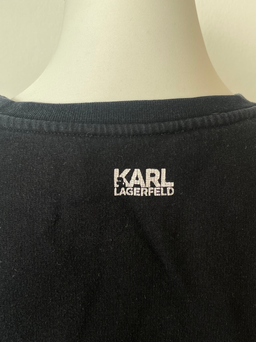 Karl Lagerfeld Ikonik Sweatshirt XXL – Schwarz, sehr guter Zustand
