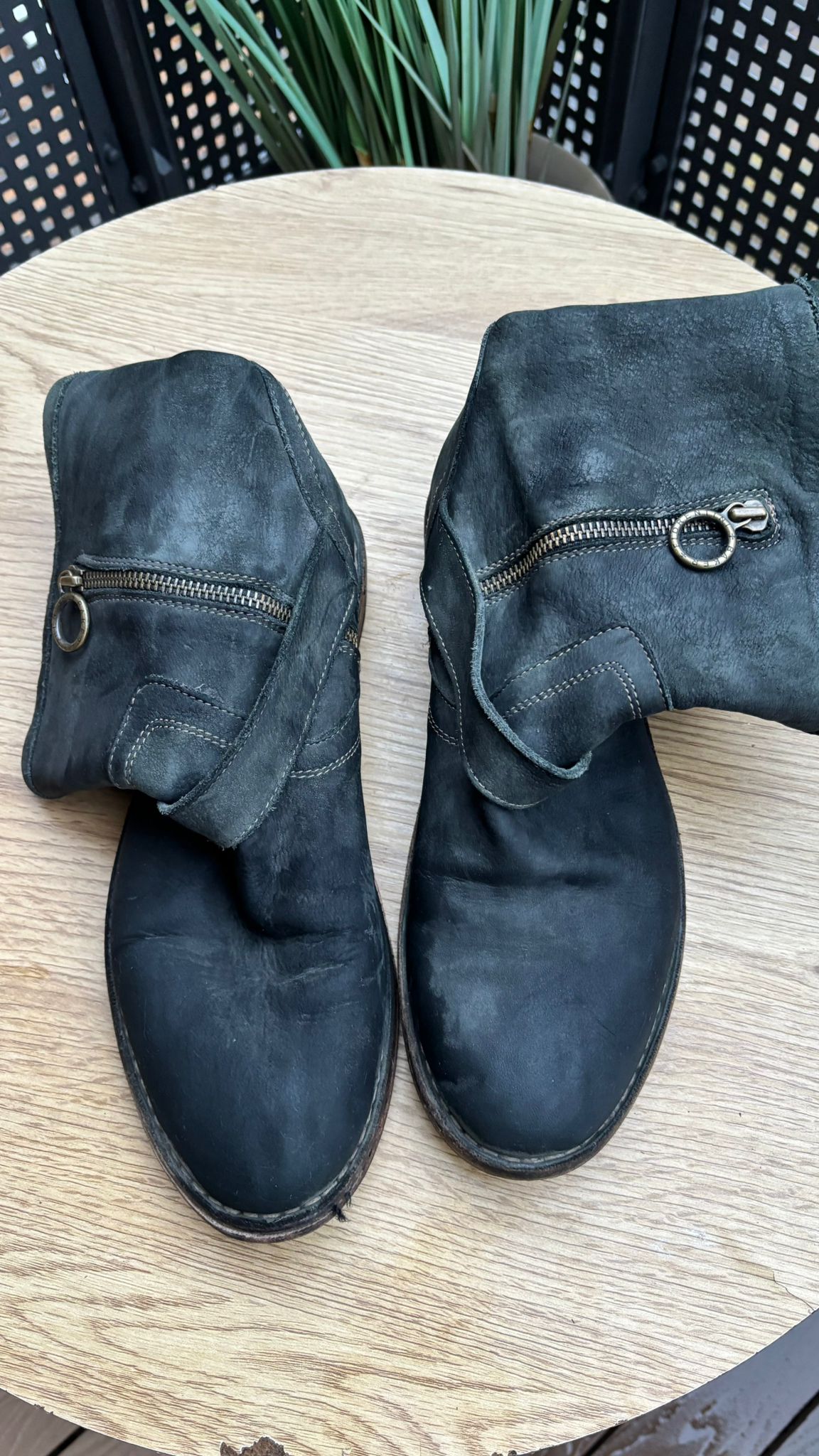 Fiorentini + Baker Eli Stiefel Grau Wildleder EU 40 | Zustand: Stark gebraucht