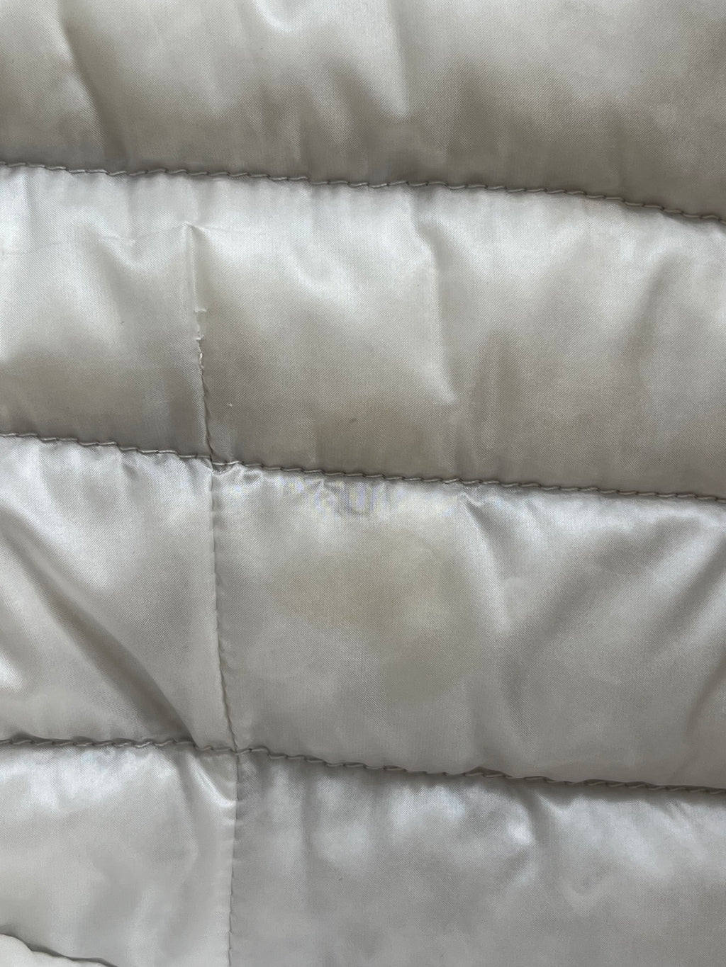 Jan Mayen Women's Lightweight Down Jacket, White, L, Collarless, Good Condition