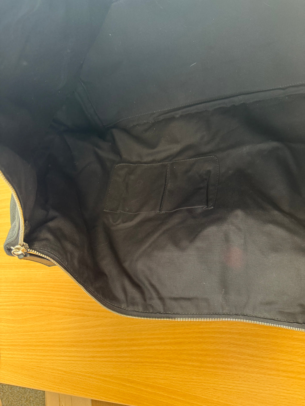 Saint Laurent “Easy Y” Large Leather Weekender – Black, Very Good Condition