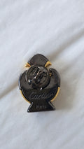 Seltene Cartier Panthère Parfümflakon Anstecknadel Gold/Emaille Sehr Gut
