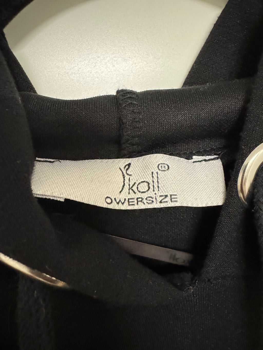 Koi Oversize Hoodie Kleid – Schwarz, Größe M, Zustand Gut