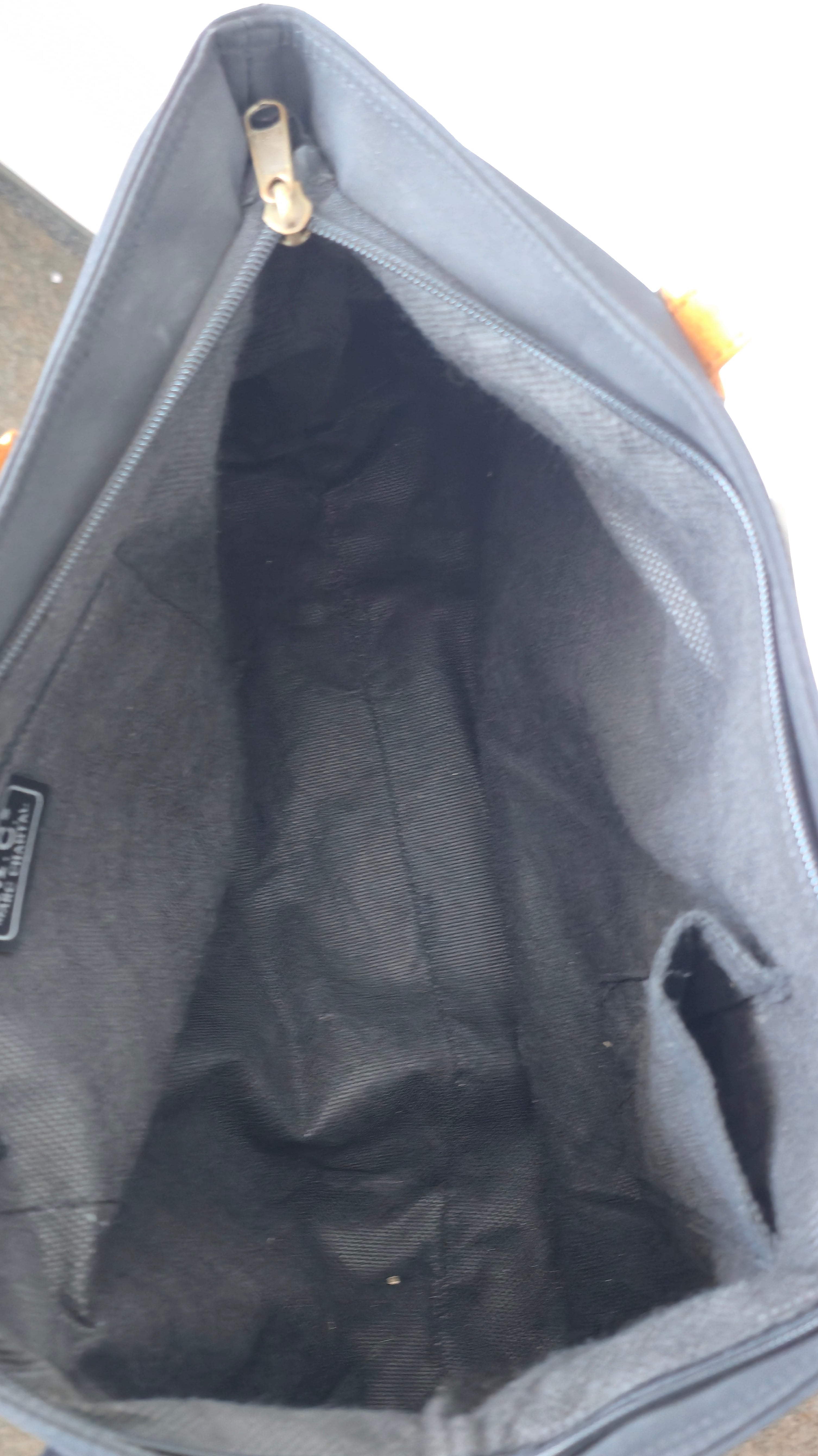Marc Chantal Black Medium Nylon Tote Bag – Very Good Condition, Roomy & Light