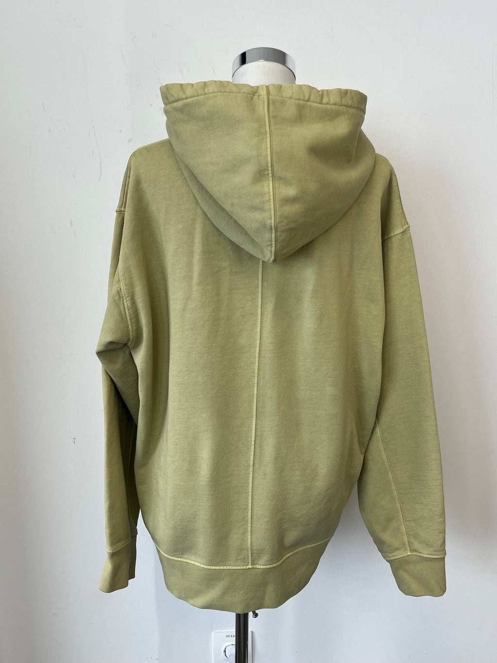 CLOSED 24/7 1978 Unisex Hoodie M Pastellgrün Fleece Sehr Gut