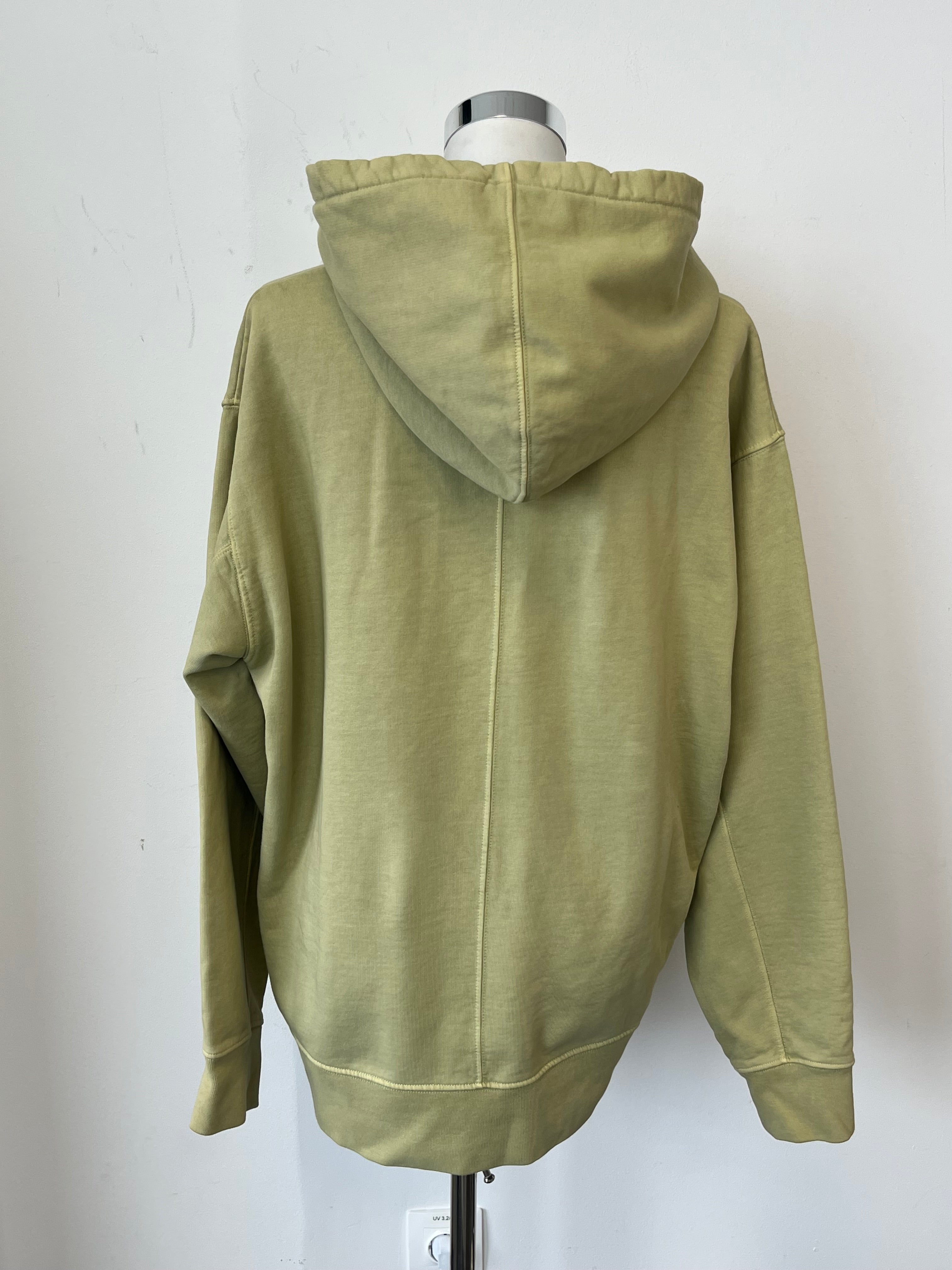 CLOSED 24/7 1978 Unisex Hoodie M Pastellgrün Fleece Sehr Gut