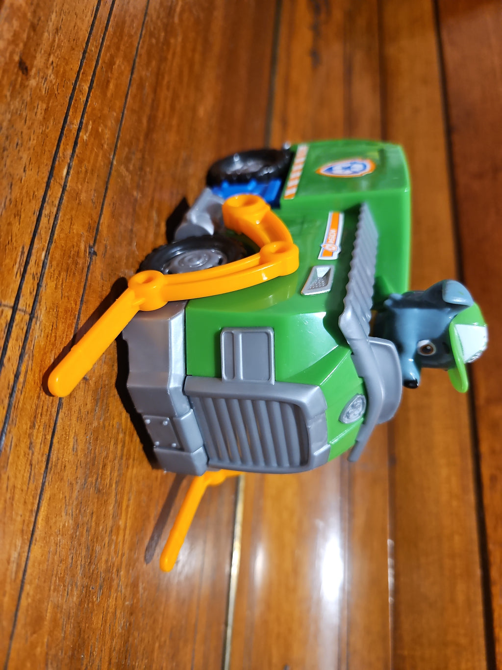 PAW Patrol Rockys Recycling Truck + Figur, grün, Medium – sehr guter Zustand