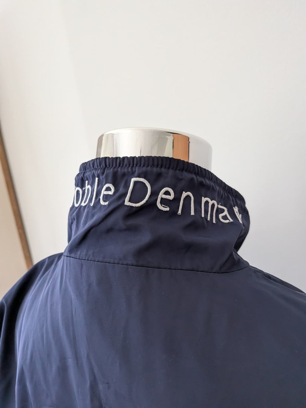 Les Noble Denmark Herren Windbreaker XL Navy/Weiß – Guter Zustand