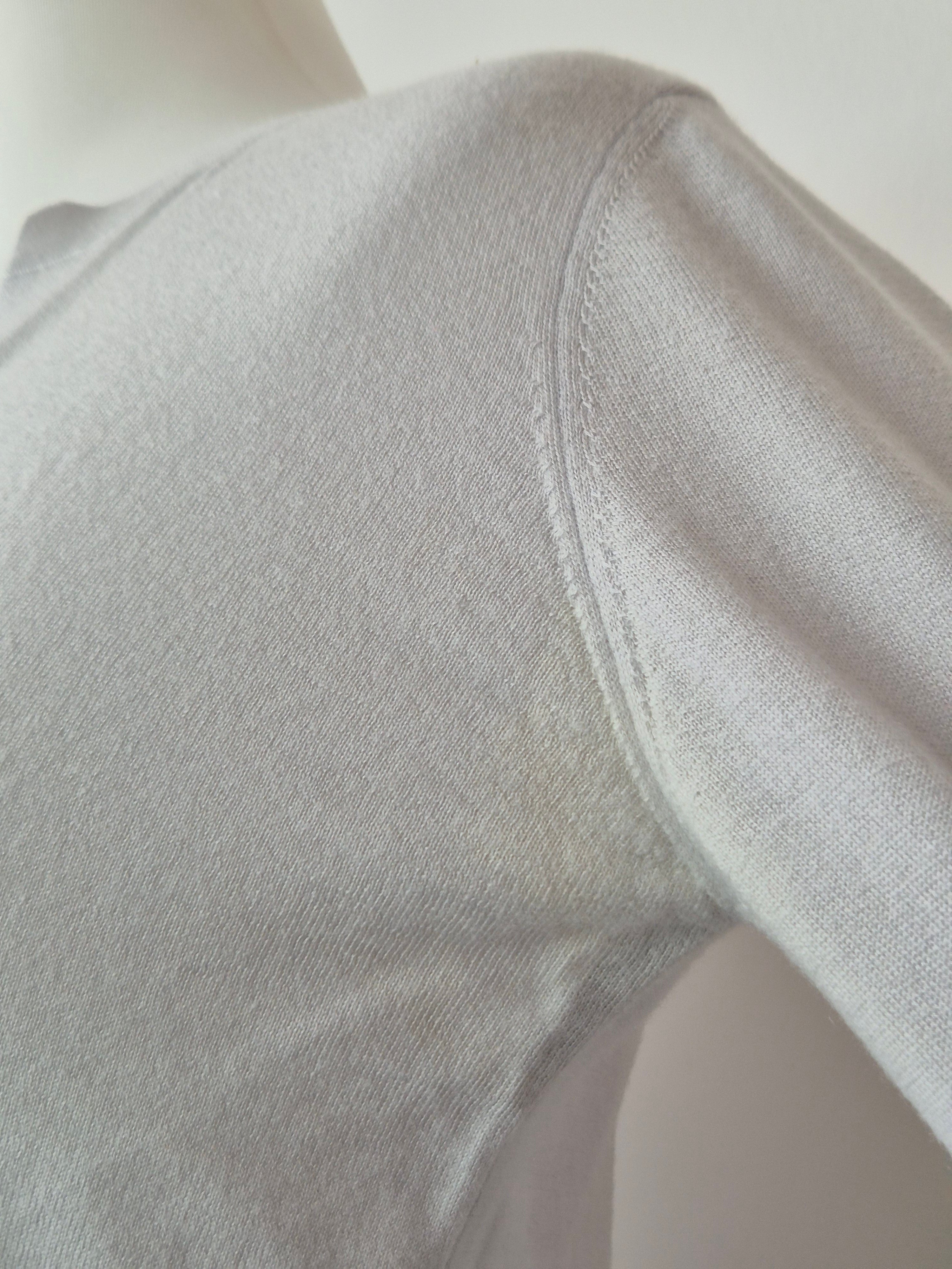 Loro Piana 100% Cashmere Sweater, Light Grey, IT 42 / M, Very Good