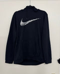 Nike Dri-FIT Swoosh Hoodie Black Size M – Good Condition