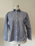 UNIQLO +J Supima Cotton Striped Shirt XS Navy White Very Good