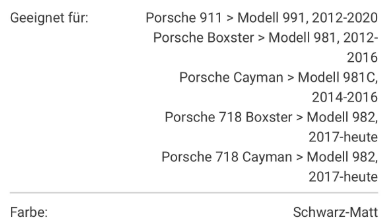 Porsche 991/981/982 Trunk & Hood Release Switch OEM 99161310500A05 Like New