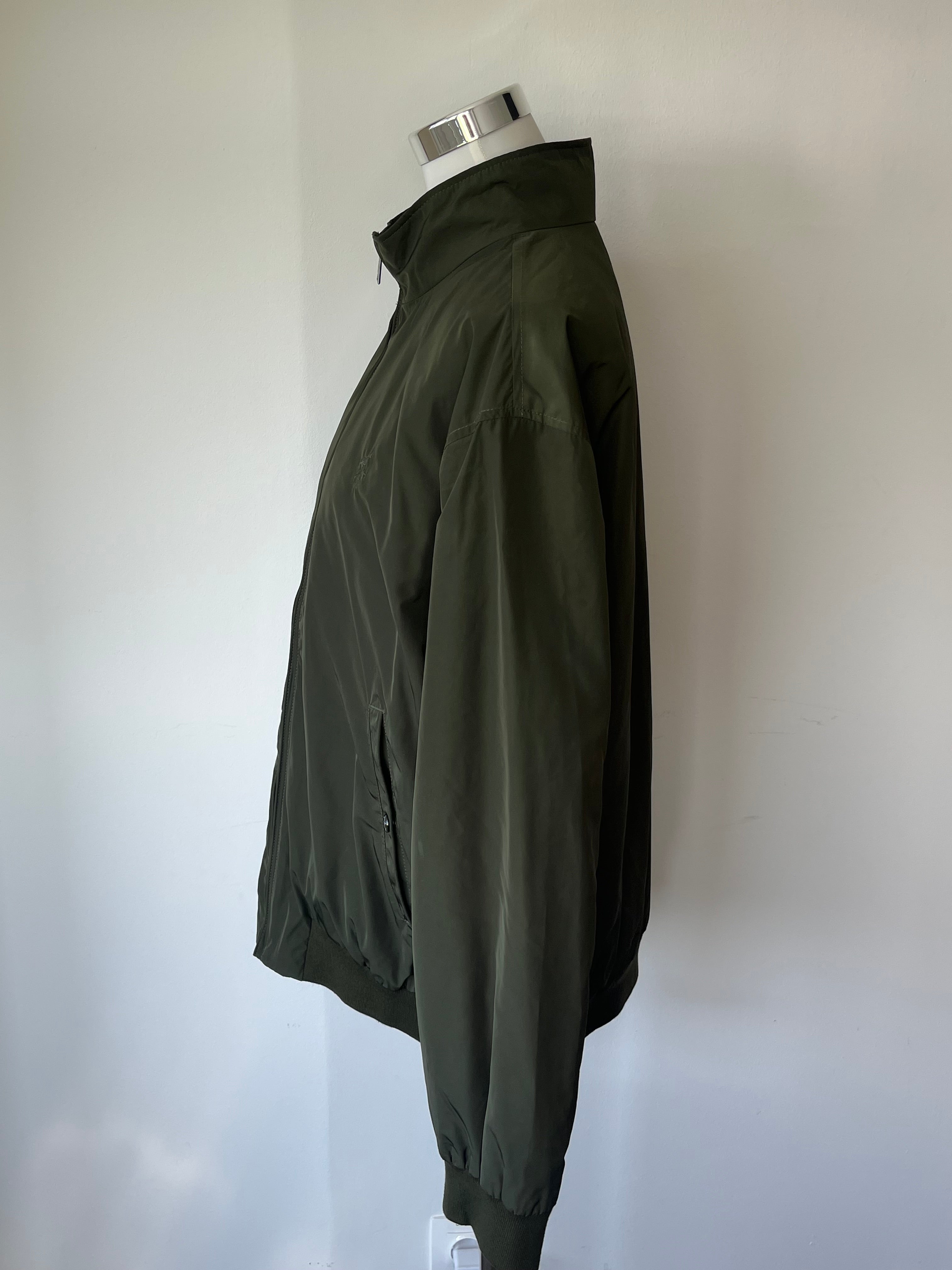 Polo Ralph Lauren Bomberjacke Olive XL Nylon Sehr Gut