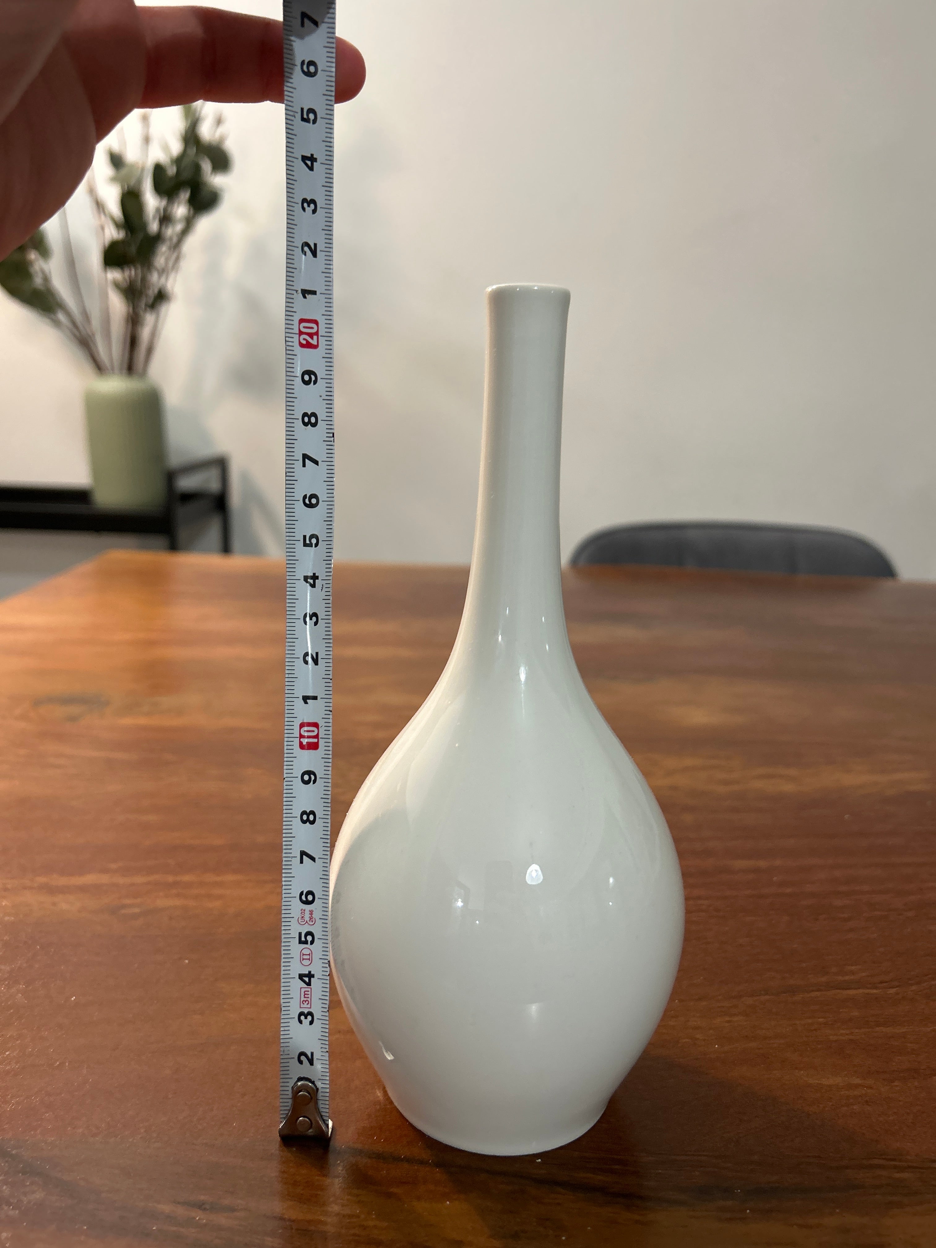 KPM Berlin Porzellanvase, Weiß, 21 cm, sehr guter Zustand, klassisch