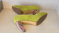 Peter Kaiser Suede Peep-Toe Pumps – Limettengrün, EU 38.5, Gebraucht