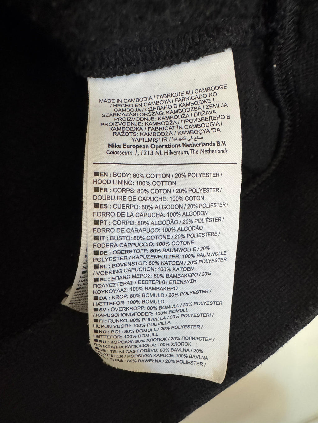Converse Star-Chevron Crewneck Sweatshirt Schwarz Größe L, guter Zustand