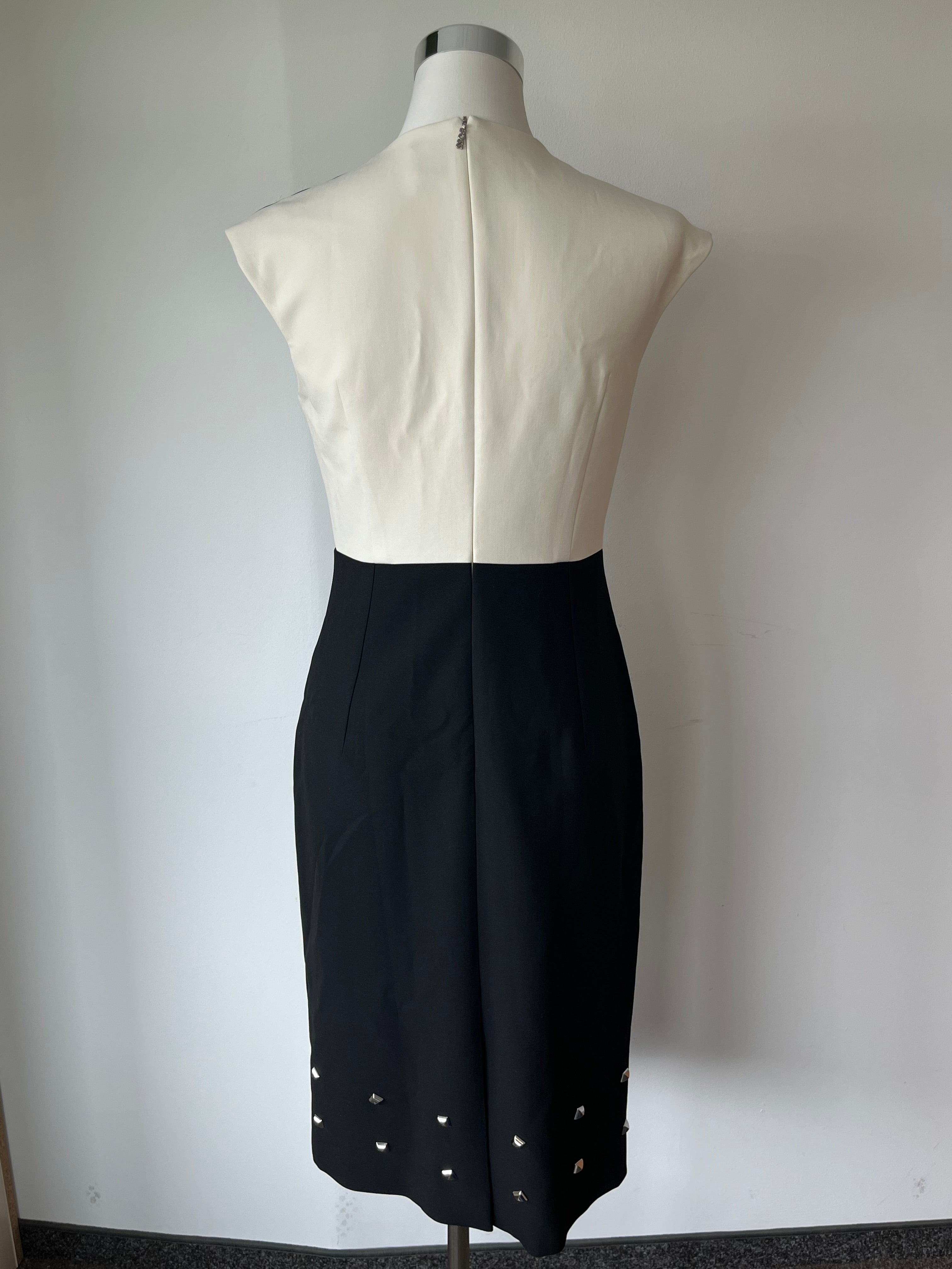 Hugo Boss “Devoka” Dress | EU 36 | Black/White Colour Block | Like New
