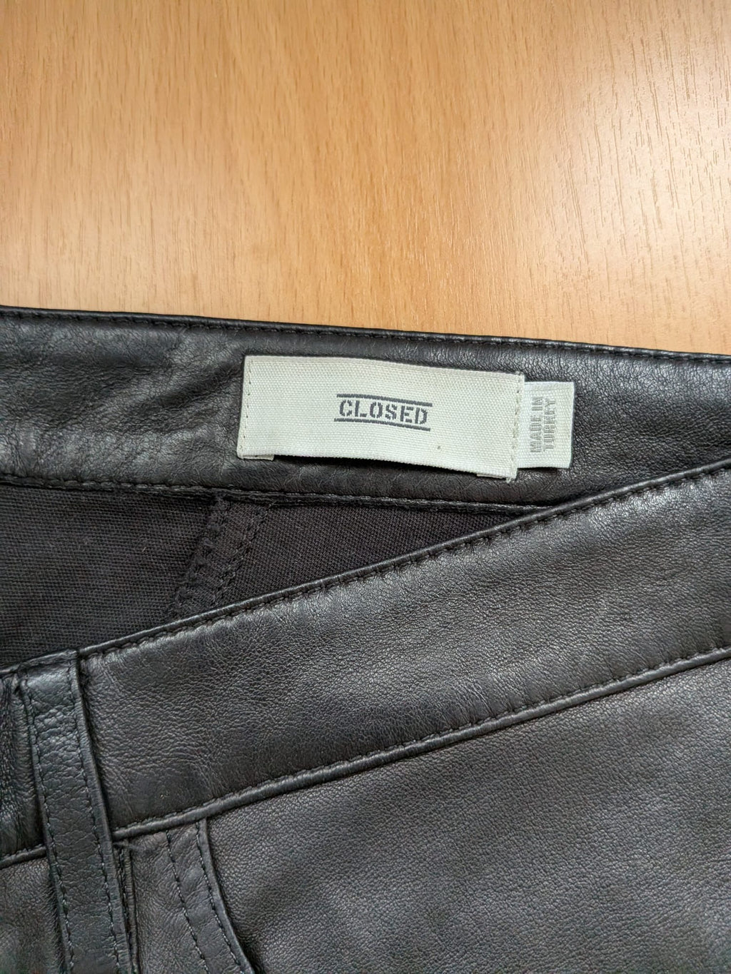 CLOSED Lamb Leather Biker Pants Black Size 29 – Very Good Condition