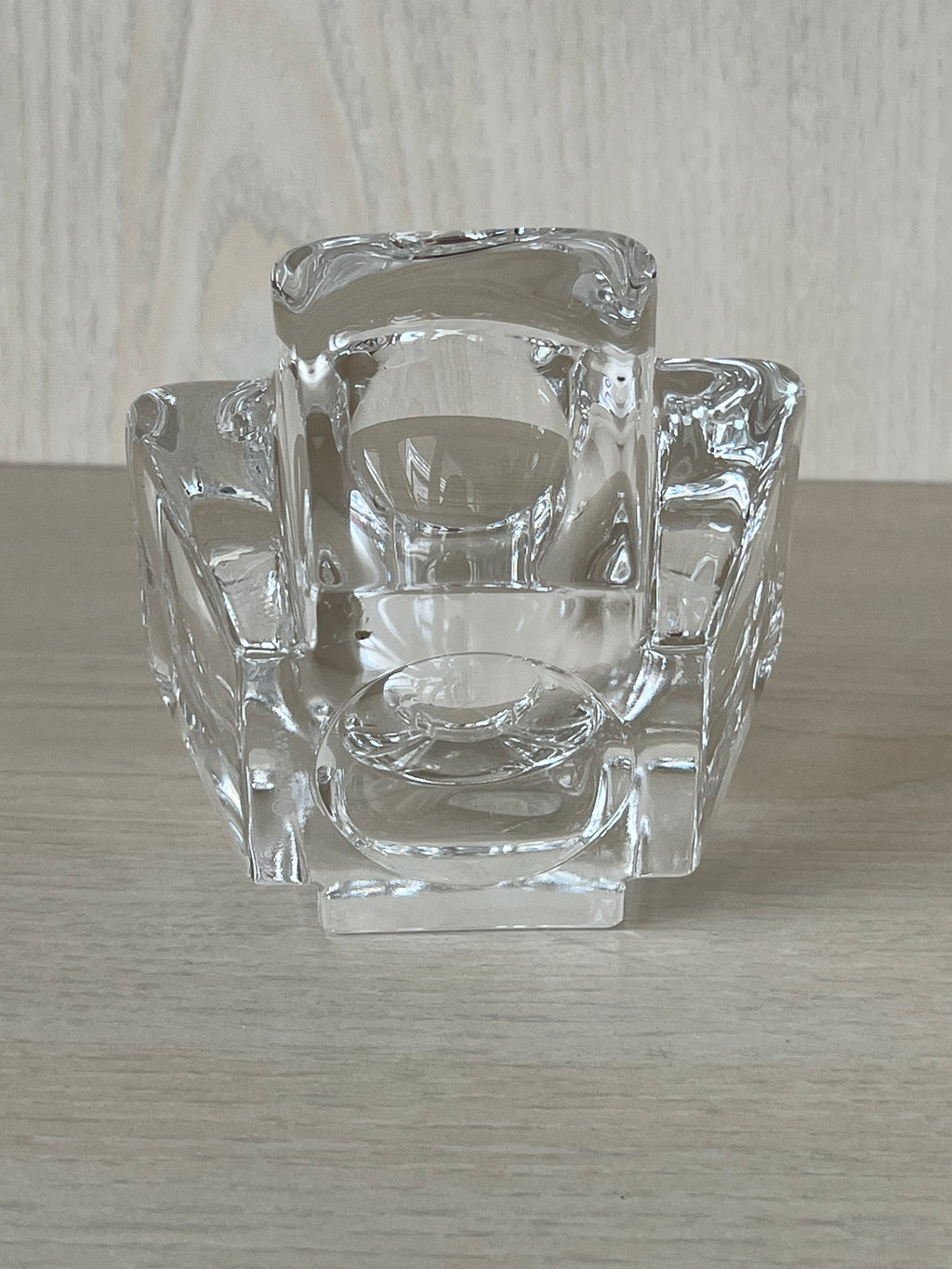 Orrefors Max Kristall Windlicht | 9,5 cm | Klar | Sehr guter Zustand