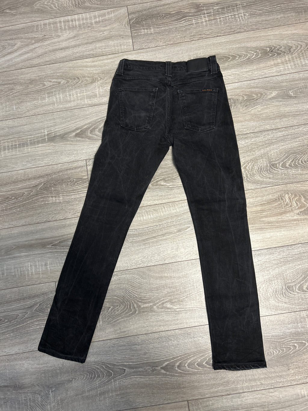 Nudie Jeans Lean Dean Dry Cold Black W30 L32 Organic Denim, Good Condition