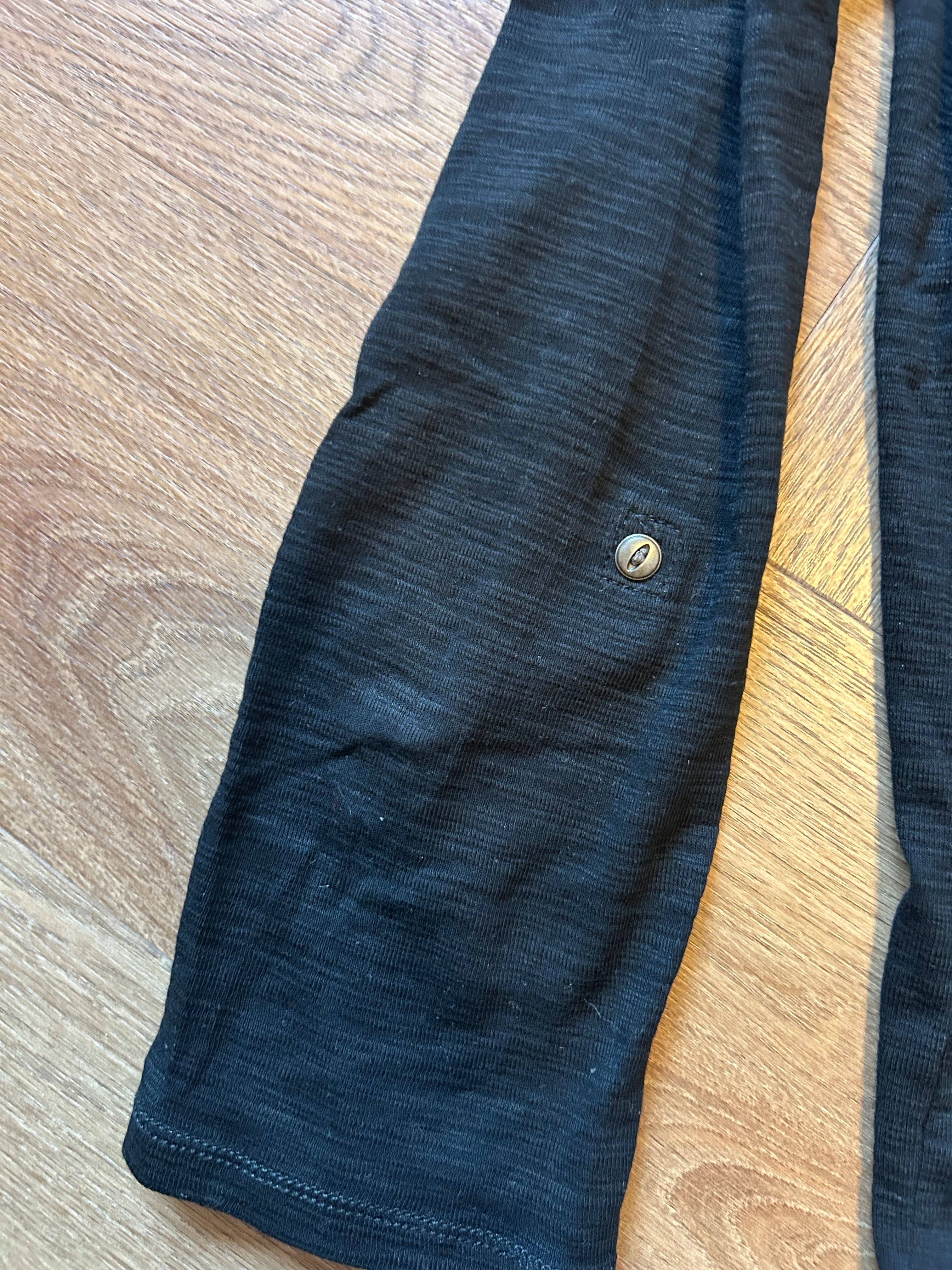 Lauren Ralph Lauren Henley Top S | Schwarz/Braun | Sehr gut