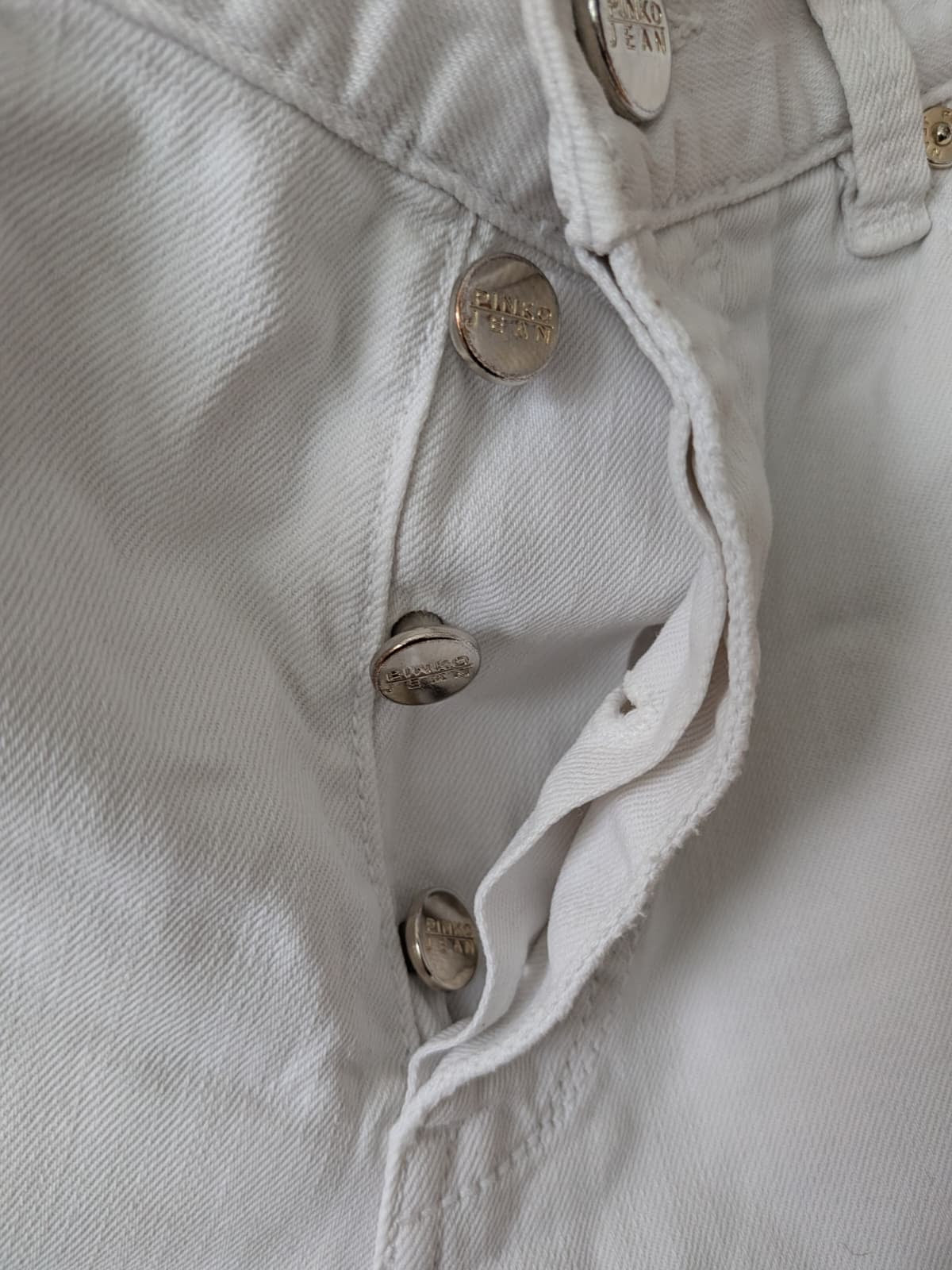 Pinko White Jeans Size 27 – Straight Fit Italian Denim, Normal Use