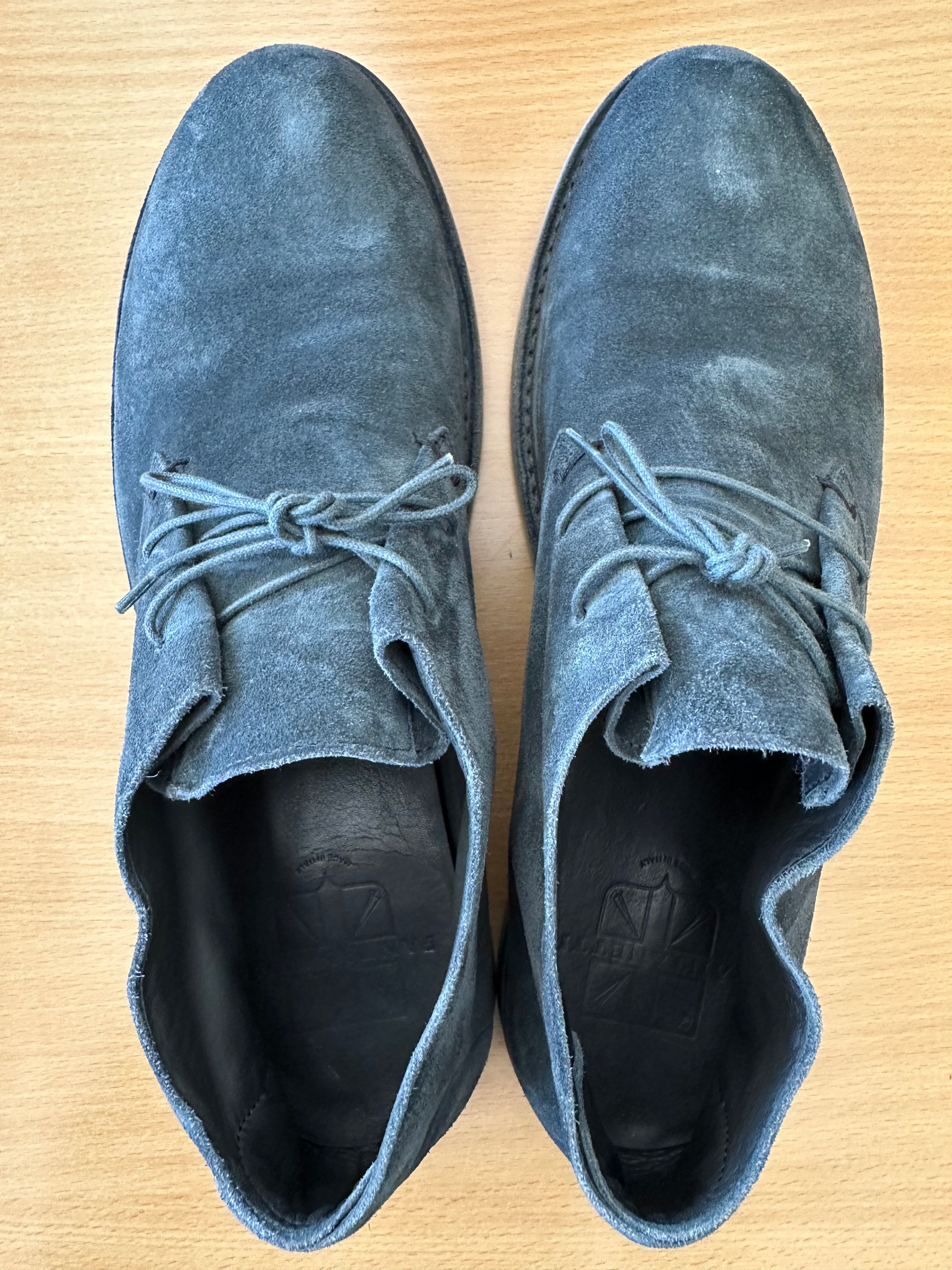 Pantanetti Dark Blue Suede Chukka Boots EU 43.5 UK 9.5 Good Condition