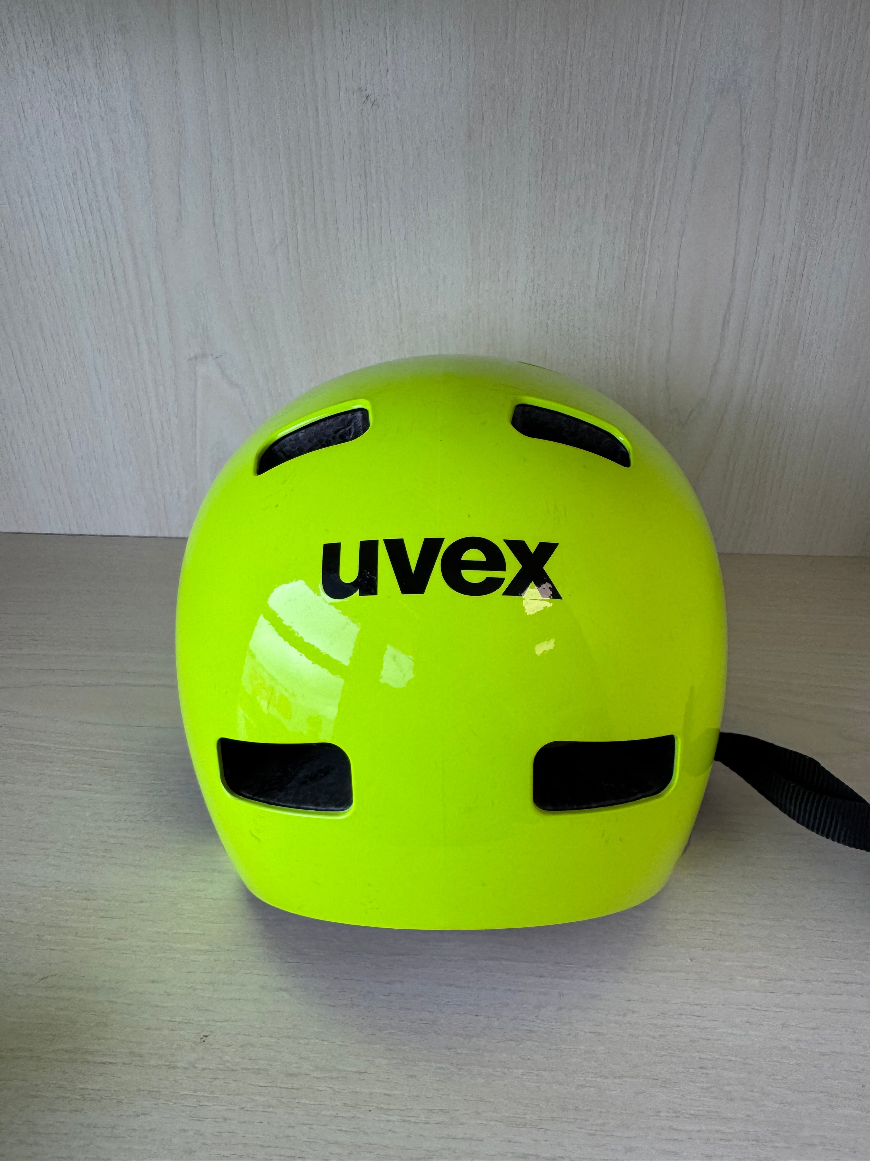 Uvex HLMT 5 Fahrrad & Skate Helm 56-58 cm Neon Lime, guter Zustand