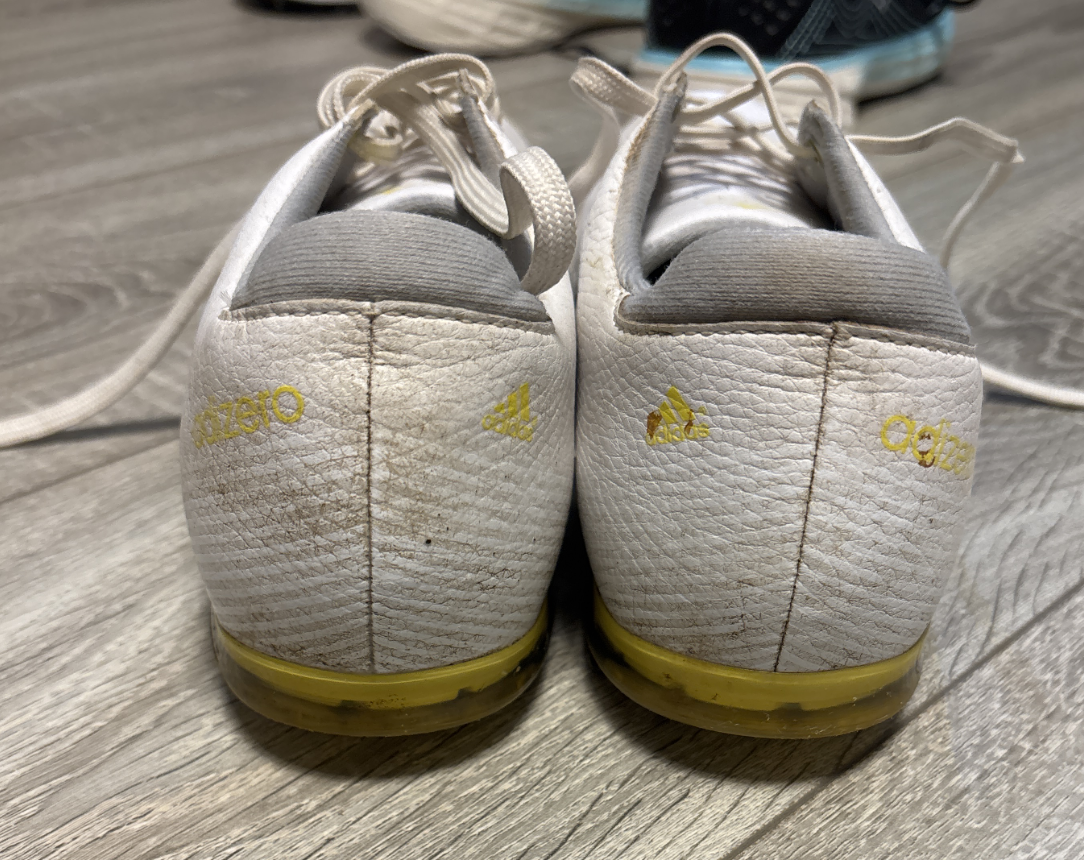 Adidas CodeChaos Golfschuhe Weiß Gr. 40, Spikes, guter Zustand