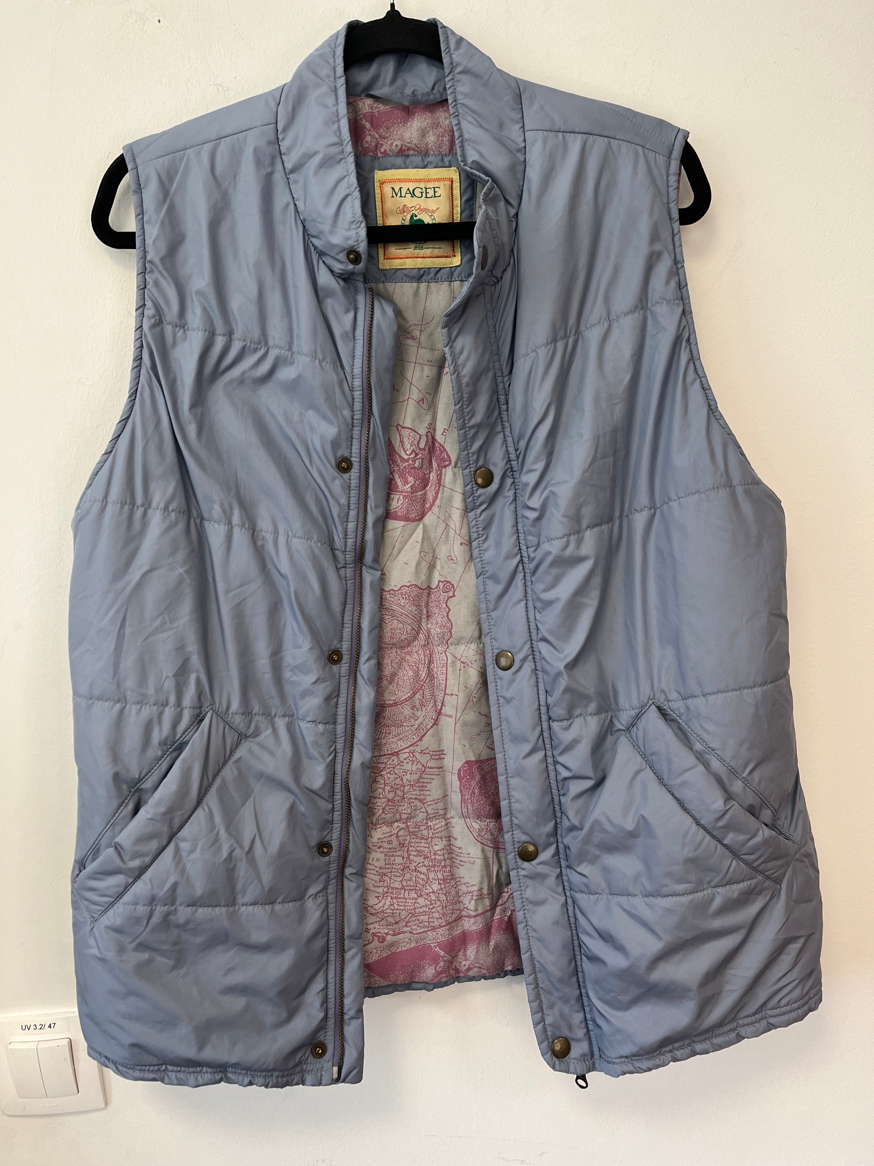 Magee Quilted Weste, Blau, Gr. M, guter Zustand