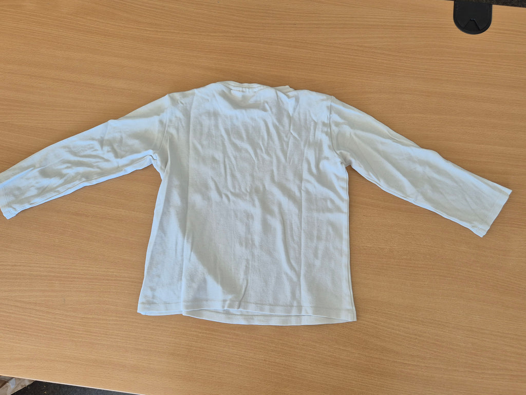 Zara Kids Naruto Shippuden Pyjama Set, Gr. 128, Weiß/Grau, Zustand Gut