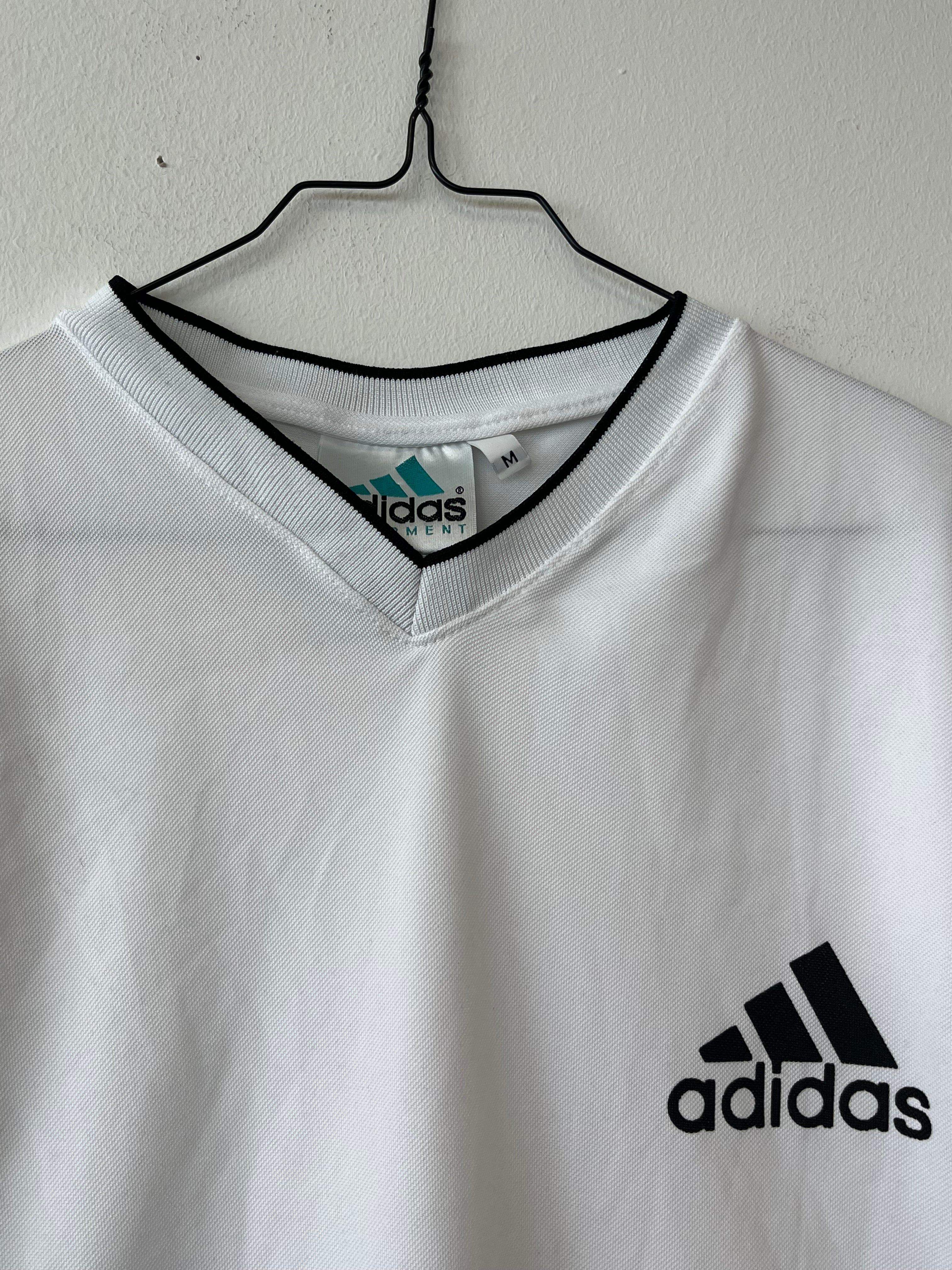 Adidas Equipment T-Shirt Weiß Größe M – Original Vintage Sehr Gut