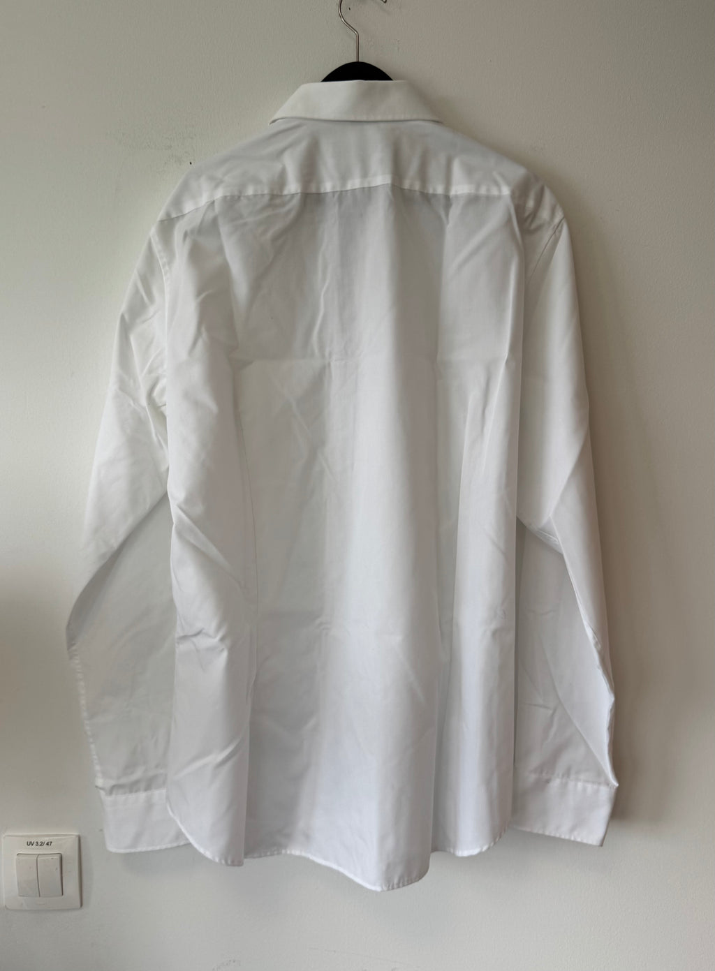 Seidensticker Tailored Hemd – Weiß, Gr. 42 (16½), Baumwolle, Gebraucht