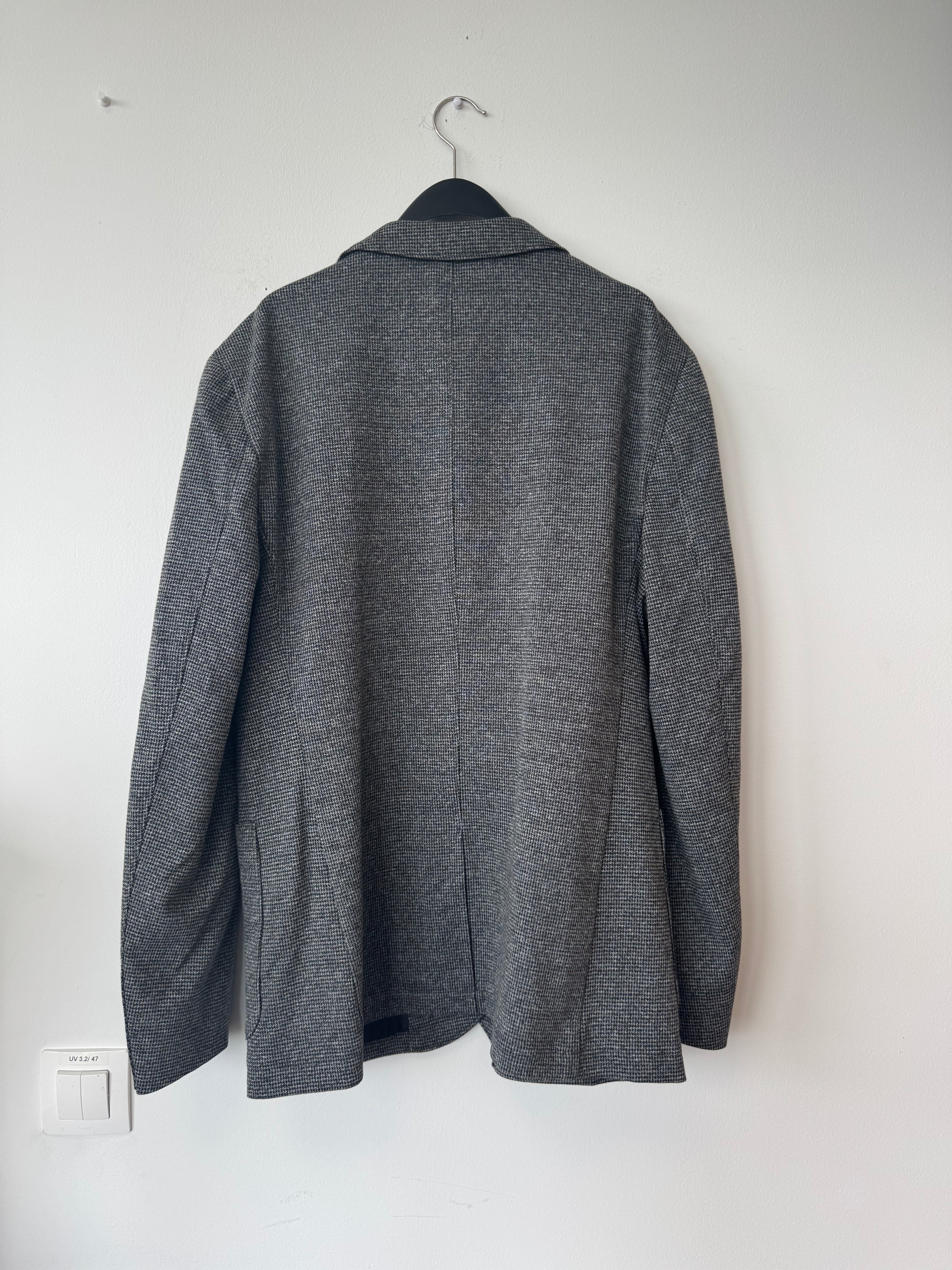 Tom Tailor Herren Blazer – Grau, Gr. 54, Polyester-Baumwolle, guter Zustand