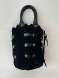 Original D&G „Bondage“ Wildleder Handtasche, 26x22cm, guter Zustand