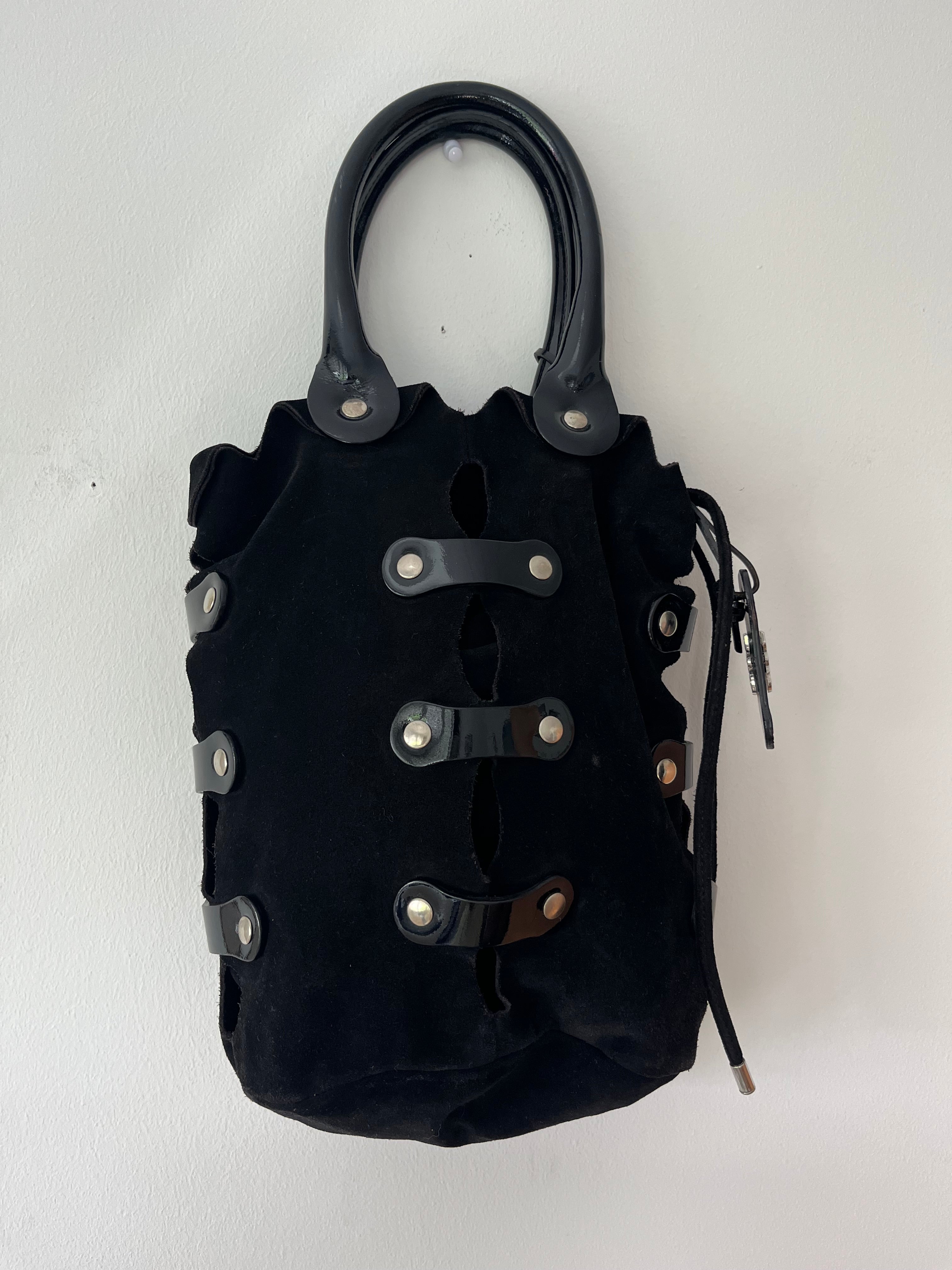 Original D&G „Bondage“ Wildleder Handtasche, 26x22cm, guter Zustand